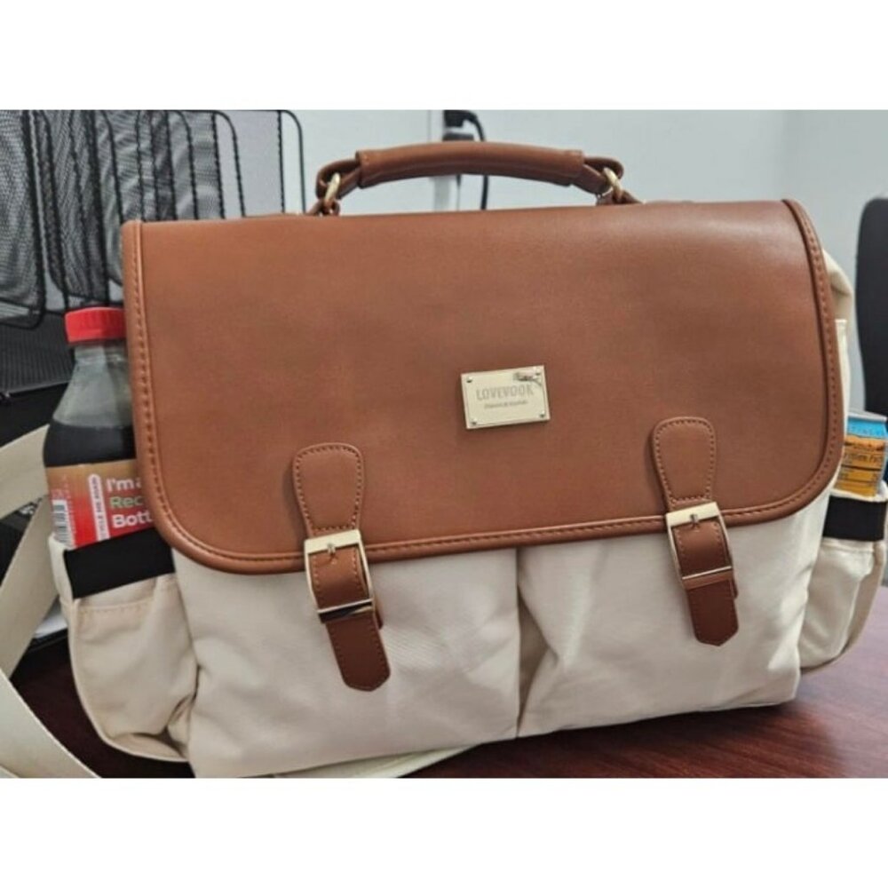 Laptop Bag for Women, 15.6 inch Large Capacity Computer Briefcase Case